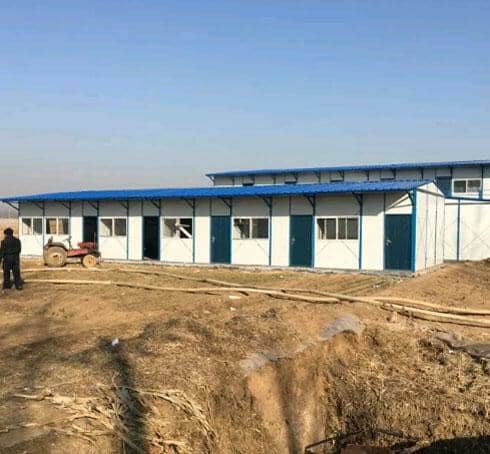 带挑檐式一层活动板房图