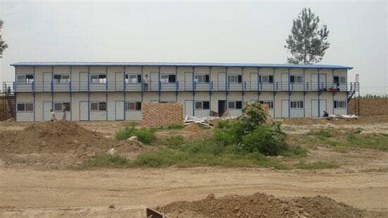 拉萨达孜区K式彩钢板房图片案例