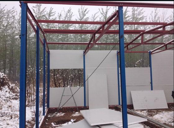 安装墙面彩钢板图