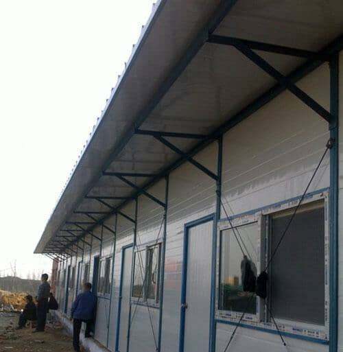 拉萨林周县加油站K式活动板房图片案例