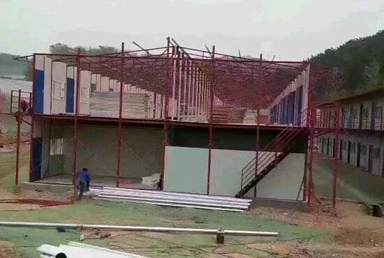 活动板房框架图