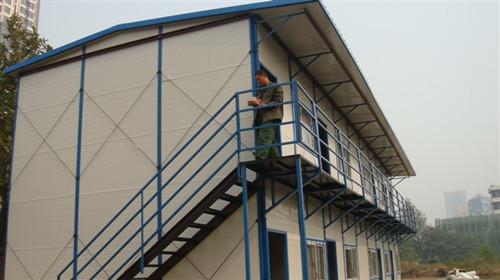 移动活动房楼梯侧面图