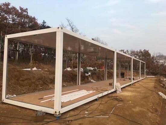 拼装式箱房框架图