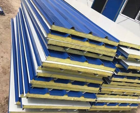 50mm厚彩钢岩棉顶板