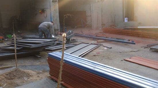 焊接好的走廊板图