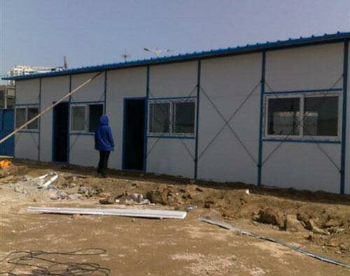 拉萨林周县加油站K式活动板房图片案例