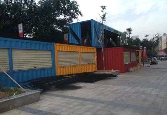 山南贡嘎县焊接式集装箱活动房图片案例
