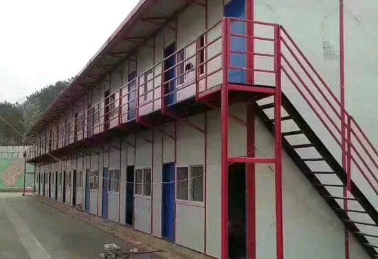山南贡嘎县工地活动板房图片案例