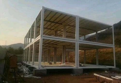 多个箱房连接安装