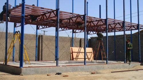 拉萨当雄县二层彩钢板房图片案例