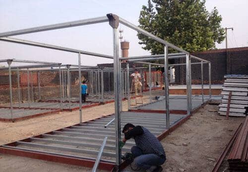 拉萨尼木县住人集装箱活动房图片案例