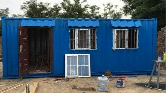 瓦楞型集装箱活动房图