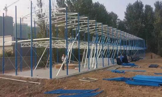 雅致活动板房骨架图