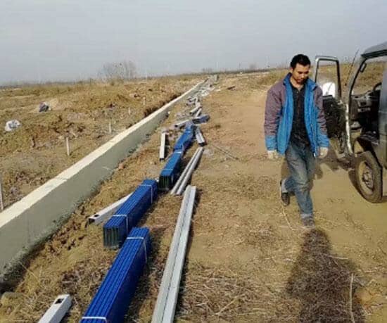 拉萨当雄县市政地铁彩钢围挡图片案例