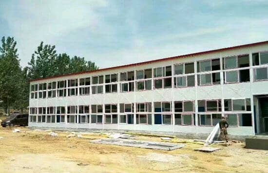 山南桑日县拼装式集装箱活动房图片案例