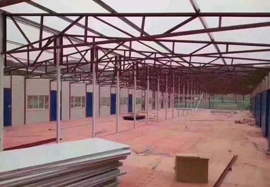 活动板房地板图