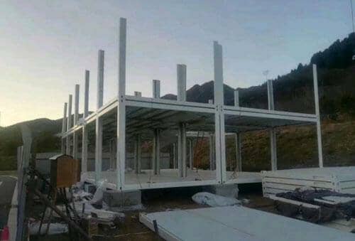 拉萨曲水县拆装式集装箱活动房图片案例