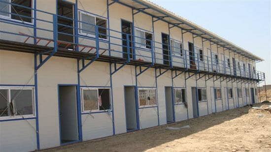 拉萨达孜区K式彩钢板房图片案例