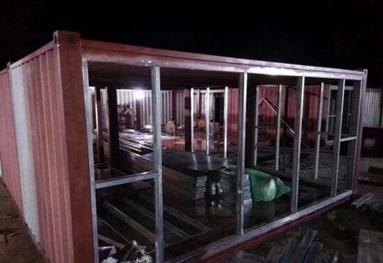 山南贡嘎县焊接式集装箱活动房图片案例