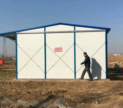 单层活动板房整体图