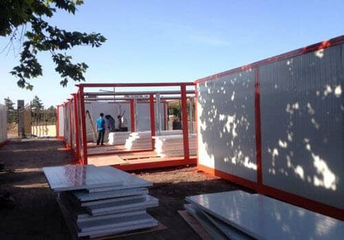 拉萨尼木县住人集装箱活动房图片案例