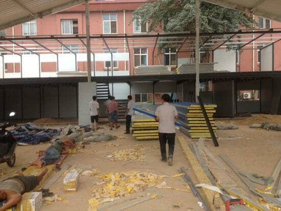 拉萨林周县彩钢岩棉板房