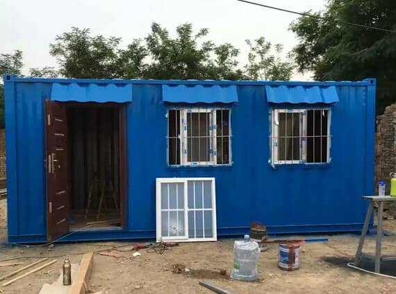 集装箱房屋的自动监测站