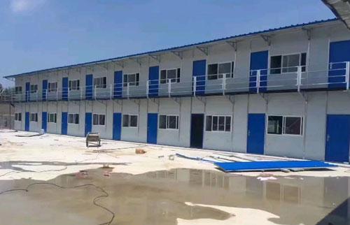 两层岩棉板活动房图