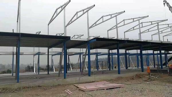 活动板房骨架的做法