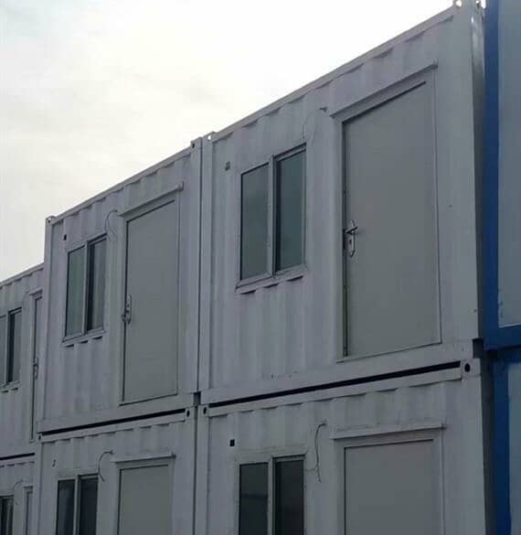 以集装箱房屋为平台的展会在北京出现