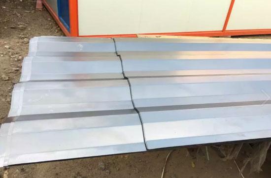 瓦楞波浪型钢板图