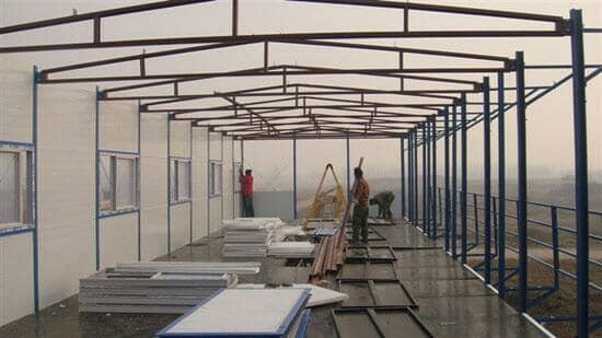 安装拉萨二层雅致活动板房图片案例