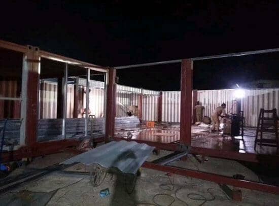 集装箱活动房框架