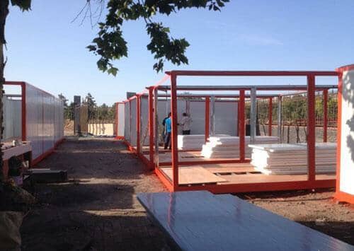 拉萨尼木县住人集装箱活动房图片案例