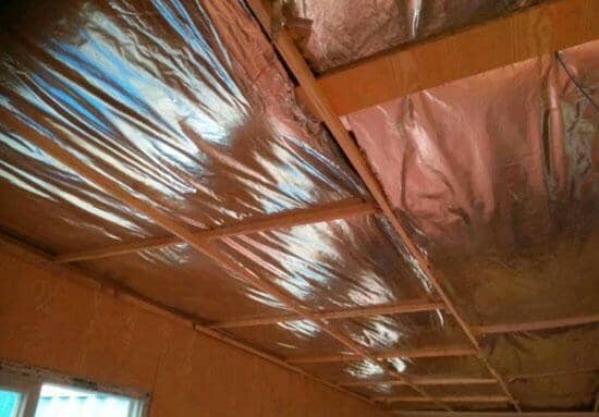 集装箱活动房顶部保温层