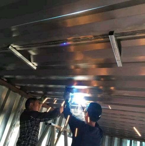 拉萨达孜区瓦楞钢板集装箱活动房图片案例