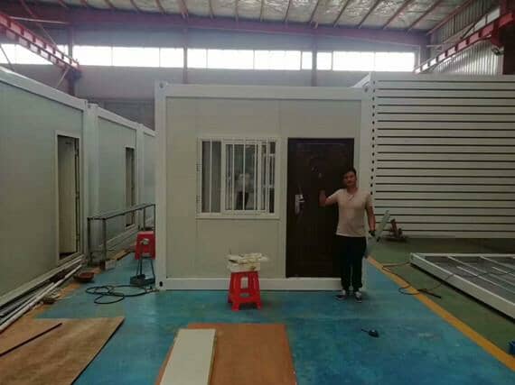 集装箱活动房的“迷你派出所”