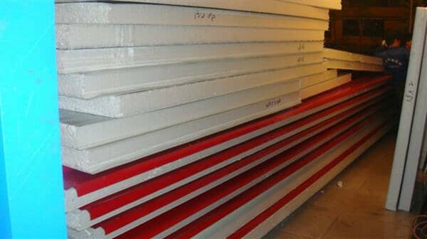 100mm厚的墙面与屋面彩钢夹心板图