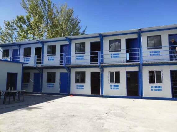 二层折叠式集装箱活动房图