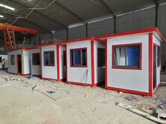 彩钢活动房正面图