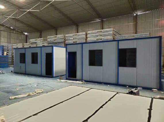 住人集装箱活动房正面图