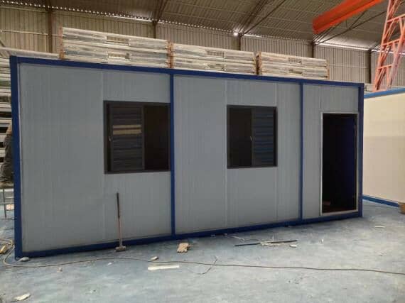 集装箱活动房窗户为推拉式铝合金窗图