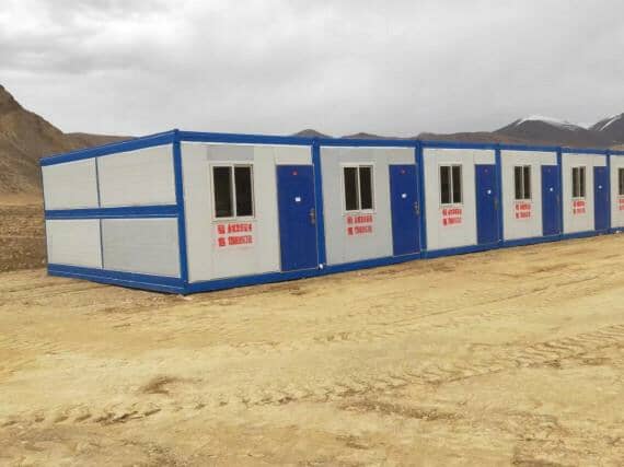 折叠式集装箱活动房整体图