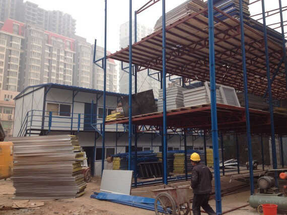 三层岩棉活动房图