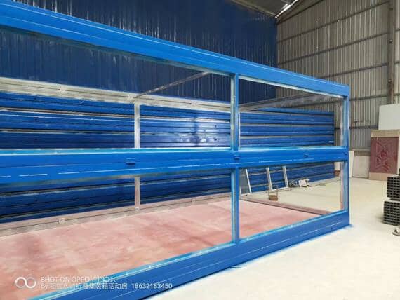 折叠房侧面框架图