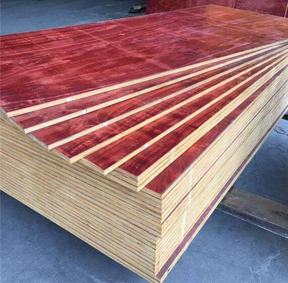 活动房红色木模板图